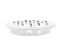 sourcing map Round Air Vents, Fit 2.09" Dia. Hole, Circle Mesh Airflow Louver for Kitchen Cabinet Shoebox Wardrobe, Stainless Steel, White Pack of 15