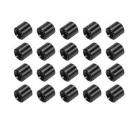 sourcing map Round Aluminium Standoff Column Spacer,Standoffs Round Spacers M3x5mm,Spacers Assortment Kit for RC Airplane,FPV Quadcopter,CNC,Black,Pack of 20