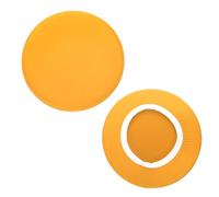 sourcing map Round Bar Stool Covers, 2 Pack Round Seat Cover Dia.11-14", High Stretchy Circle Stool Cover for Chairs Stool Slipcovers, Yellow