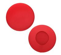 sourcing map Round Bar Stool Covers, 2 Pack Round Seat Cover Dia.11-14", High Stretchy Circle Stool Cover for Chairs Stool Slipcovers, Red