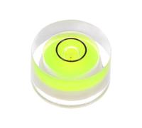 sourcing map Round Bubble Level 13x7mm Mini Circular Bullseye Spirit Levels for Leveling Camera Tripod Telescope Workshop Turntable Pictures Frame, Green