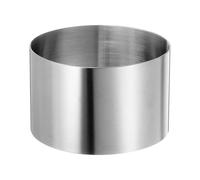 sourcing map Round Cake Ring 3.14 x 2 Inch Seamless Stainless Steel Pastry Mousse Dessert Ring Mirror Coating for Baking Cooking Making Tool