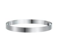 sourcing map Round Cake Ring 7.48 x 1 Inch Seamless Stainless Steel Pastry Mousse Dessert Ring Mirror Coating for Baking Cooking English Muffins Crumpet Making Tool