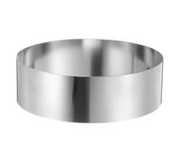 sourcing map Round Cake Ring 9 x 2.75 Inch Seamless Stainless Steel Pastry Mousse Dessert Ring Mirror Coating for Baking Cooking Making Tool