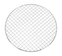 sourcing map Round Cooking Rack, Dia 11 Inch Stainless Steel Grill Grate Cross Wire Barbecue Grill for Cooking Baking Air Fryer Racks, Silver