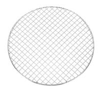 sourcing map Round Cooking Rack, Dia 9.8 Inch Stainless Steel Grill Grate Cross Wire Barbecue Grill for Cooking Baking Air Fryer Racks, Silver