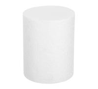 sourcing map Round Foam Cake Dummy, 4"x 5" White Fake Cake Circles Dummies Decorating Display for Wedding Birthday Party Cakes Decoration Crafts and Window Displays