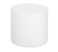 sourcing map Round Foam Cake Dummy, 6"x 5" White Fake Cake Circles Dummies Decorating Display for Wedding Birthday Party Cakes Decoration Crafts and Window Displays