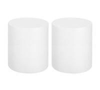 sourcing map Round Foam Cake Dummy, 6"x 8" White Fake Cake Circles Dummies Decorating Display for Wedding Birthday Party Cakes Decoration Crafts and Window Displays， 2Pcs