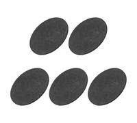 sourcing map Round Graphite Block Disk Ingot High Purity Graphite Electrode Plate Sheet 20x1mm for Melting Casting Electrolysis, Pack of 5 (Black)
