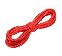 sourcing map Round Leather Cord, 4mm x 5.5 Yards PU Leather String Rope for Jewelry Beads Making Necklace Bracelet DIY Handmade Crafts, Red