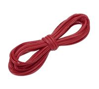 sourcing map Round Leather Cord, 4mm x 5.5 Yards PU Leather String Rope for Jewelry Beads Making Necklace Bracelet DIY Handmade Crafts, Burgundy