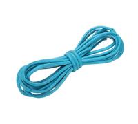 sourcing map Round Leather Cord, 4mm x 5.5 Yards PU Leather String Rope for Jewelry Beads Making Necklace Bracelet DIY Handmade Crafts, Blue