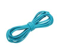 sourcing map Round Leather Cord, 4mm x 5.5 Yards PU Leather String Rope for Jewelry Beads Making Necklace Bracelet DIY Handmade Crafts, Dark Blue