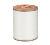 sourcing map Round Leather Sewing Waxed Thread, 220m / 240 Yards Polyester Wax String, 420D Wax Stitching Cord for Leather Crafts, Bookbinding, Bracelets Braided, Cream Color