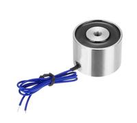 sourcing map Round Solenoid Electromagnet DC 12V 180N 55LB/25Kg Electric Magnet Electric Lifting Magnet for Automation Equipment