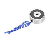 sourcing map Round Solenoid Electromagnet DC 12V 50N 11LB/5Kg Electric Magnet Electric Lifting Magnet for Automation Equipment
