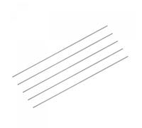 sourcing map Round Steel Rod, 0.6mm HSS 63-65 HRC Lathe Bar Stock Tool 60mm Long for Shaft Gear Drill Lathes Boring Machine Turning Miniature Axle 5Pcs