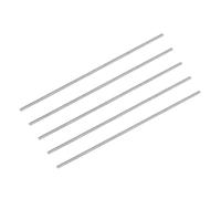sourcing map Round Steel Rod, 1.1mm HSS 63-65 HRC Lathe Bar Stock Tool 60mm Long for Shaft Gear Drill Lathes Boring Machine Turning Miniature Axle 5Pcs