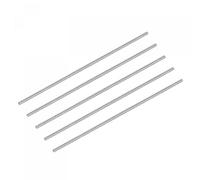 sourcing map Round Steel Rod 1.2mm HSS 63-65 HRC 60mm Long 5Pcs | Lathe Bar Stock Tool,for Shaft Gear Drill Lathes Boring Machine Turning Miniature Axle