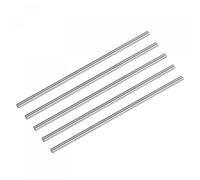 sourcing map Round Steel Rod, 1.9mm HSS 63-65 HRC Lathe Bar Stock Tool 60mm Long for Shaft Gear Drill Lathes Boring Machine Turning Miniature Axle 5Pcs