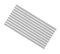 sourcing map Round Steel Rod, 3.2mm HSS Lathe Bar Stock Tool 100mm Long, for Shaft Gear Drill Lathes Boring Machine Turning Miniature Axle, Cylindrical Pin DIY Craft Tool, 10pcs