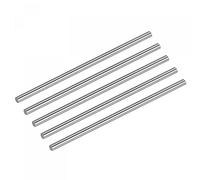 sourcing map Round Steel Rod, 3mm HSS 63-65 HRC Lathe Bar Stock Tool 80mm Long for Shaft Gear Drill Lathes Boring Machine Turning Miniature Axle 5Pcs