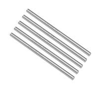 sourcing map Round Steel Rod, 4.7mm HSS Lathe Bar Stock Tool 100mm Long, for Shaft Gear Drill Lathes Boring Machine Turning Miniature Axle, Cylindrical Pin DIY Craft Tool, 5pcs
