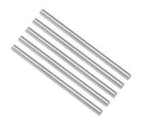 sourcing map Round Steel Rod, 5.5mm HSS Lathe Bar Stock Tool 100mm Long, for Shaft Gear Drill Lathes Boring Machine Turning Miniature Axle, Cylindrical Pin DIY Craft Tool, 5pcs