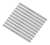 sourcing map Round Steel Rod, 6mm HSS Lathe Bar Stock Tool 100mm Long, for Shaft Gear Drill Lathes Boring Machine Turning Miniature Axle, Cylindrical Pin DIY Craft Tool, 10pcs