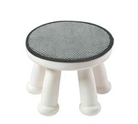 sourcing map Round Stool Cushion, 14 x 14 Inch Round Seat Pads with Elastic Straps, Anti-Slip Soft Round Pad Chair Seat Cushions for Dining Chairs Kitchen Bar High Stool, Dark Gray