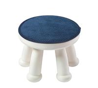 sourcing map Round Stool Cushion, 16 x 16 Inch Round Seat Pads with Elastic Straps, Anti-Slip Soft Round Pad Chair Seat Cushions for Dining Chairs Kitchen Bar High Stool, Dark Blue