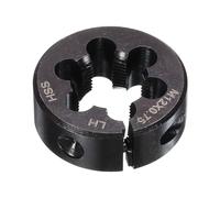 sourcing map Round Threading Die M12 x 0.75 Metric Thread 1" OD Adjustable Left Hand High-Speed Steel (HSS) Round Die Screw Thread Cutting Die for Thread Repair