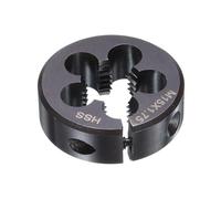 sourcing map Round Threading Die M15 x 1.75 Metric Thread 38mm OD Adjustable Right Hand High-Speed Steel (HSS) Round Die Screw Thread Cutting Die for Thread Repair