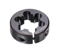 sourcing map Round Threading Die M20 x 1.25 Metric Thread 38mm OD Adjustable Right Hand High-Speed Steel (HSS) Round Die Screw Thread Cutting Die for Thread Repair