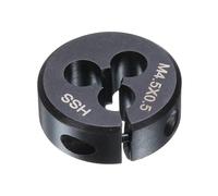 sourcing map Round Threading Die M4.5 x 0.5 Metric Thread 25mm OD Adjustable Right Hand High-Speed Steel (HSS) Round Die Screw Thread Cutting Die for Thread Repair