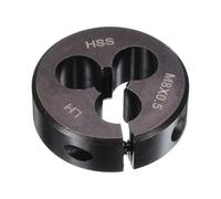 sourcing map Round Threading Die M8 x 0.5 Metric Thread 1-1/2" OD Adjustable Left Hand High-Speed Steel (HSS) Round Die Screw Thread Cutting Die for Thread Repair
