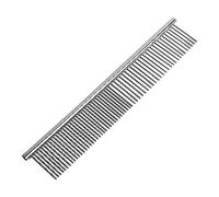 sourcing map Rounded Teeth Pet Comb, 1 PC Metal Dog Comb 7.5IN Pet Grooming Comb Dog Dematting Comb Tool for Large, Medium and Small Dogs and Cats, Short-Haired/Long-Haired Tangles