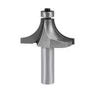 sourcing map Router Bit 1/2 Shank 1-1/2 inch Cutting Dia Round Over Corner 2 Flutes Tungsten Steel for Woodworking Milling Cutter Tool