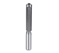 sourcing map Router Bit 1/2 Shank 1/2 inch Cutting Dia. 2 inch Depth Flush Trim Bit with Bearing 2 Flutes HSS for Woodworking Milling Cutter Tool