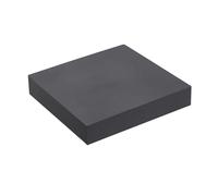 sourcing map Rubber Bench Block 2"x2"x0.4" Black Rubber Stamping Block Square Anti Vibration Pads for Jewelry Making Hammering Shaping Chasing Flattening Metals