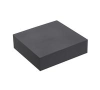 sourcing map Rubber Bench Block 2"x2"x0.6" Black Rubber Stamping Block Square Anti Vibration Pads for Jewelry Making Hammering Shaping Chasing Flattening Metals