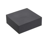 sourcing map Rubber Bench Block 2"x2"x0.8" Black Rubber Stamping Block Square Anti Vibration Pads for Jewelry Making Hammering Shaping Chasing Flattening Metals