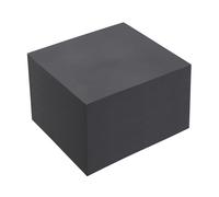 sourcing map Rubber Bench Block 2"x2"x1.6" Black Rubber Stamping Block Square Anti Vibration Pads for Jewelry Making Hammering Shaping Chasing Flattening Metals