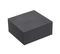 sourcing map Rubber Bench Block 2"x2"x1" Black Rubber Stamping Block Square Anti Vibration Pads for Jewelry Making Hammering Shaping Chasing Flattening Metals