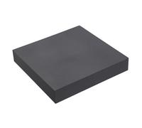 sourcing map Rubber Bench Block 4"x4"x0.8" Black Rubber Stamping Block Square Anti Vibration Pads for Jewelry Making Hammering Shaping Chasing Flattening Metals