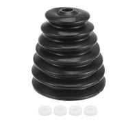 sourcing map Rubber Drill Dust Cover Collector, for Electric Hammer Impact Drill Ash Bowl, Device Tool Accessories, Black