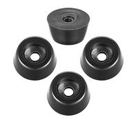 sourcing map Rubber Feet Buffers Pads D26x21xH13mm Black 4pcs