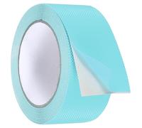 sourcing map Rubber Grip Tape, 2 in x 16 ft Non-Slip Tape with Texture Waterproof Adhesive Non-Abrasive Grip Tapes for DIY Tool, Indoor & Outdoor Stair Steps, Ramp, Light Blue