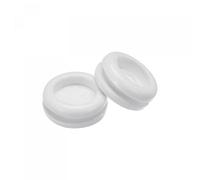 sourcing map Rubber Grommet Mount Dia 16mm Round Double-Sided for Wire Protection White Pack of 20